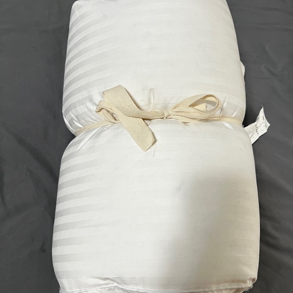 NEW! With tags Pottery Barn Classic 550 FP White Down Chamber Gusset Pillow King - Picture 10 of 10